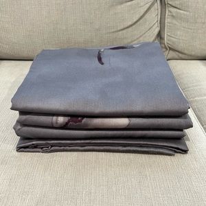 Purple Curtains and Comforter